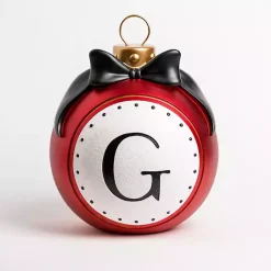 New Monogram G Outdoor Christmas Ornament Monogram Seasonal Decor