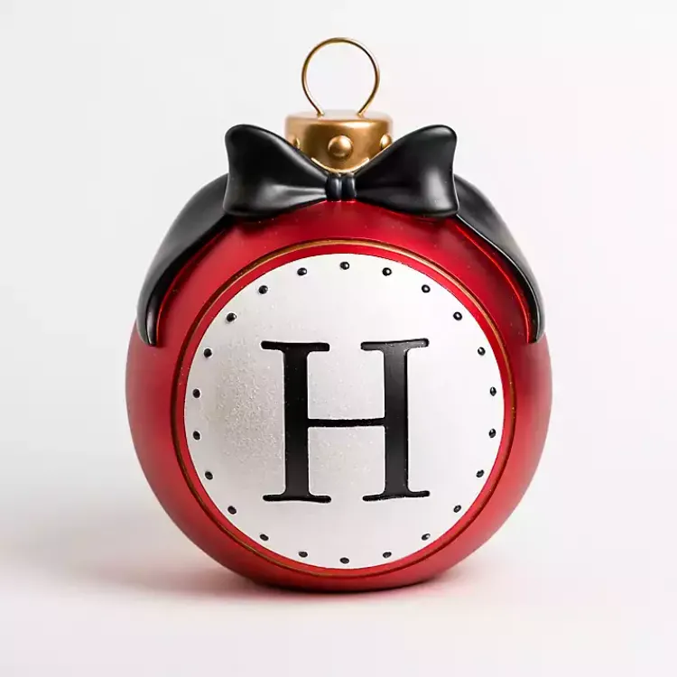 New Monogram H Outdoor Christmas Ornament Monogram Seasonal Decor