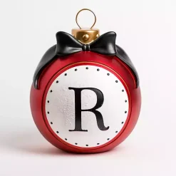 Hot Monogram R Outdoor Christmas Ornament Monogram Seasonal Decor
