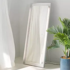 Kirklands Home Full Length & Floor Mirrors|Montauk LED Full Length Mirror Silver