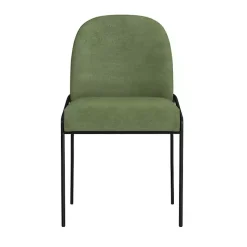 Kirklands Home Dining Chairs|Moss Velvet Metal Dining Chair Green