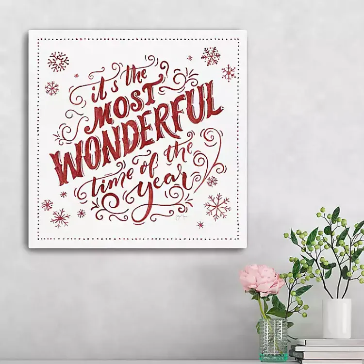 Outlet Most Wonderful Time Christmas Wall Plaque Christmas Art & Wall Decor