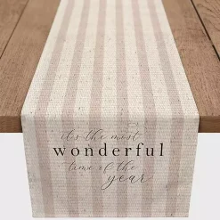 Outlet Most Wonderful Time of the Year Runner, 90 in. Christmas Dining & Entertaining