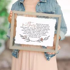 Kirklands Home Wall Quotes & Signs|Mothers Believe in Us Framed Wall Plaque