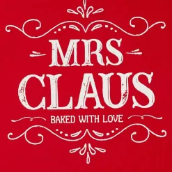 Online Mrs. Claus Apron and Kitchen Towels, Set of 3 Christmas Dining & Entertaining