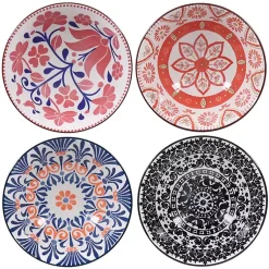 Kirklands Home Dinnerware|Patterned Ceramic 8-pc. Bowl Set Multi