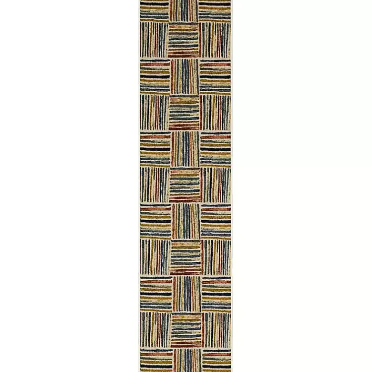 Kirklands Home Area Rugs|Watercolor Strip Runner, 2x8 Multi