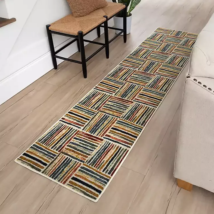 Kirklands Home Area Rugs|Watercolor Strip Runner, 2x8 Multi