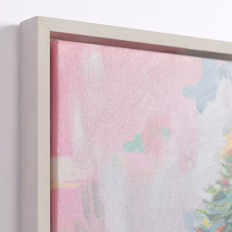 Online Multicolor Abstract Tree Framed Canvas Art Print Christmas Art & Wall Decor