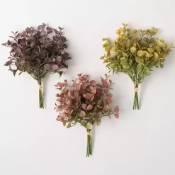 Outlet color Eucalyptus Bouquets, Set of 3 Stems & Bouquets