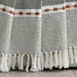 color Herringbone Stripe Throw Blankets & Throws