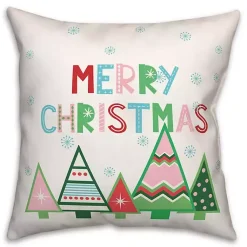 Outlet Multicolor Merry Christmas Pillow Christmas Pillows