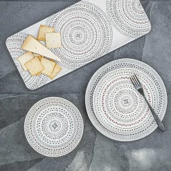 Kirklands Home Outdoor Dining|color Rectangular Melamine Malena Platter Multi