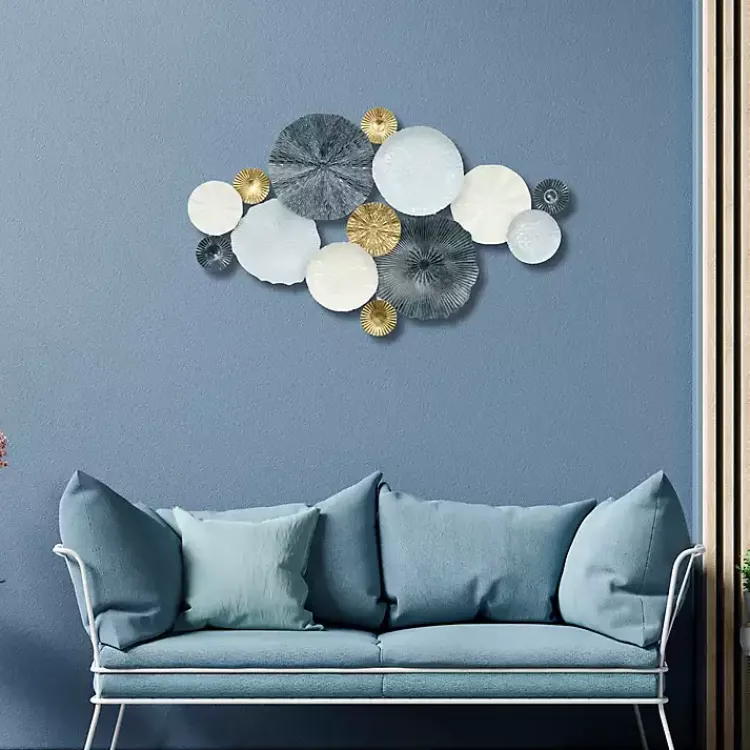 Kirklands Home Wall Plaques|Multicolor Round Panel Sasha Wall Plaque