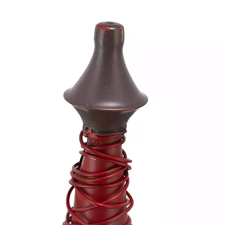 Online Multicolor Swirled Iron Christmas Trees, Set of 3 Christmas Decorations