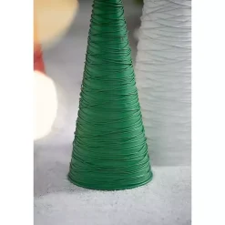 Online Multicolor Swirled Iron Christmas Trees, Set of 3 Christmas Decorations