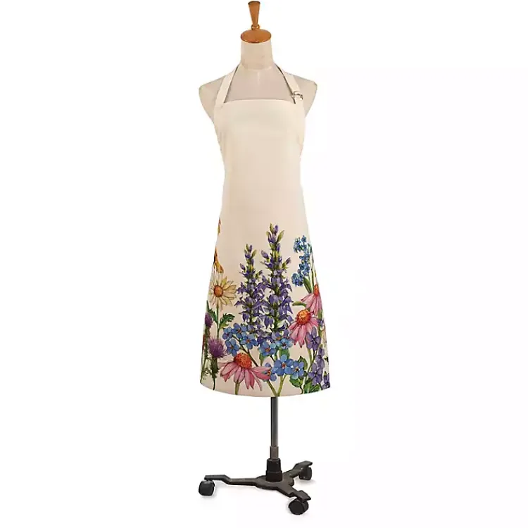 Kirklands Home Kitchen Accessories|Multicolor Wildflowers Apron