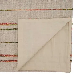 Kirklands Home Table Linens|Multicolor Woven Lines Table Runner, 90 in.