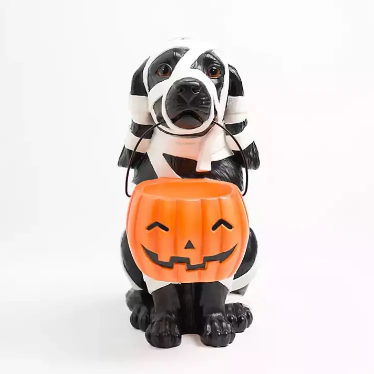 Online Mummy Dog Halloween Statue Halloween