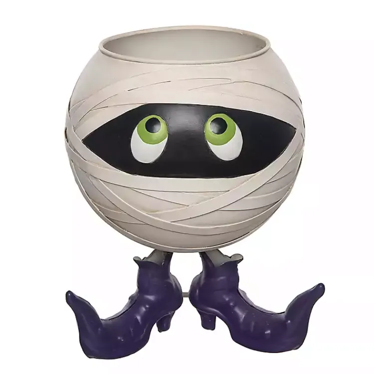Hot Mummy Halloween Candy Bowl Halloween