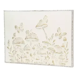 Kirklands Home Wall Plaques|Mushroom Forest Metal Wall Plaque