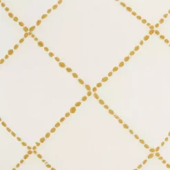 Outlet Mustard Stitched Lattice Throw Pillow Pillows