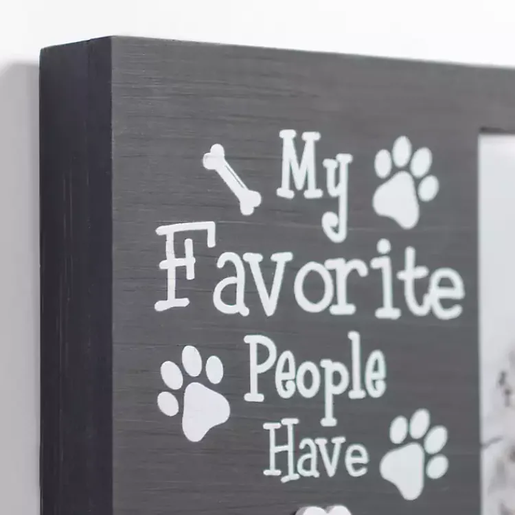 Discount My Favorite People Have Paws Black Picture Frame Picture Frames