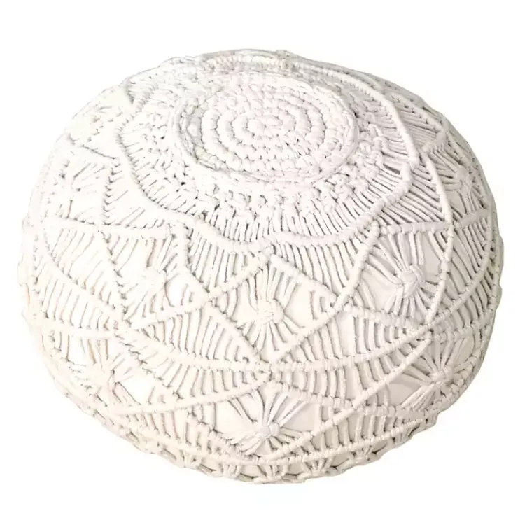 Mystic Macrame Pouf Poufs & Floor Cushions