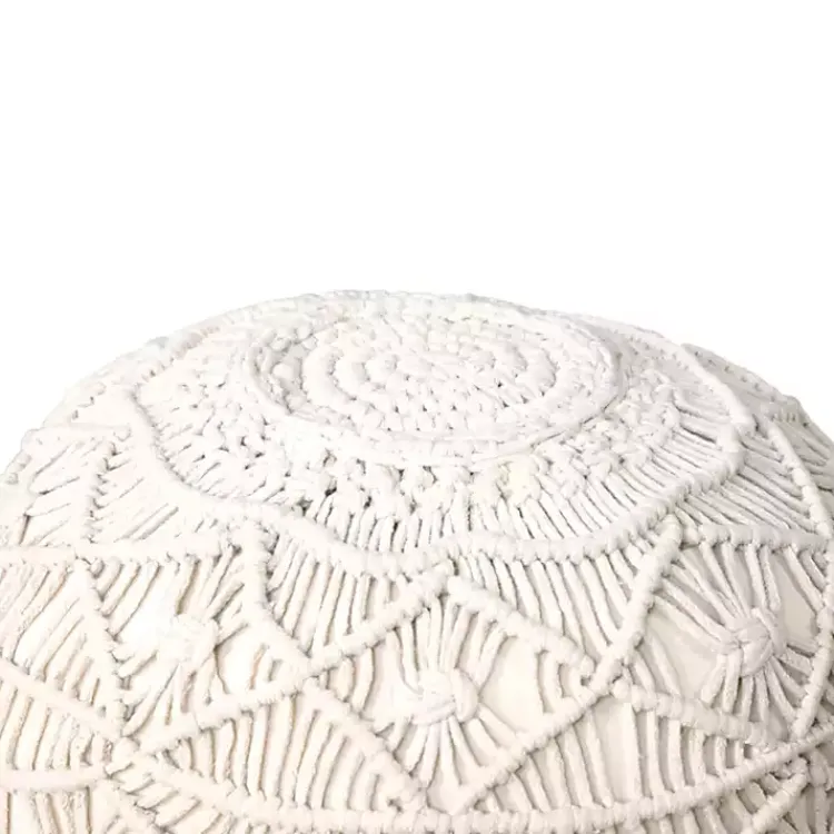 Mystic Macrame Pouf Poufs & Floor Cushions
