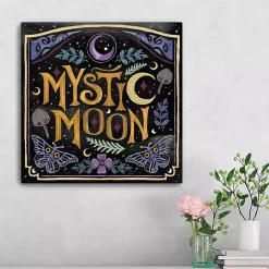 Mystic Moon Canvas Art Print Halloween