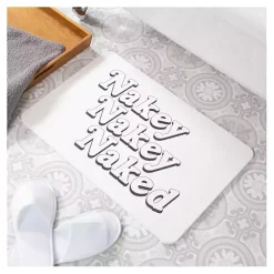 Kirklands Home Bathroom Rugs|Nakey Nakey Stone Bath Mat