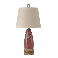 Kirklands Home Table Lamps|Nantucket Red Buoy Table Lamp Tan