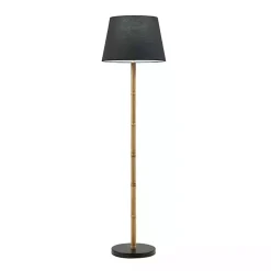 Kirklands Home Floor Lamps|Nassau Bamboo Martha Stewart Floor Lamp Black