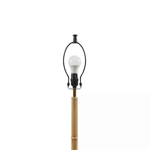 Kirklands Home Floor Lamps|Nassau Bamboo Martha Stewart Floor Lamp Black