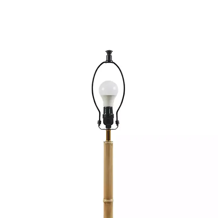 Kirklands Home Floor Lamps|Nassau Bamboo Martha Stewart Floor Lamp Black