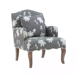 Kirklands Home Accent Chairs|Natalie Floral Accent Chair