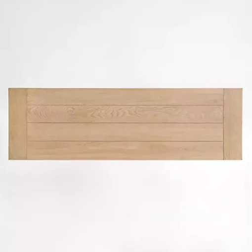 Kirklands Home Console Tables|Natural & Cream Wood Bristol Console Table Tan