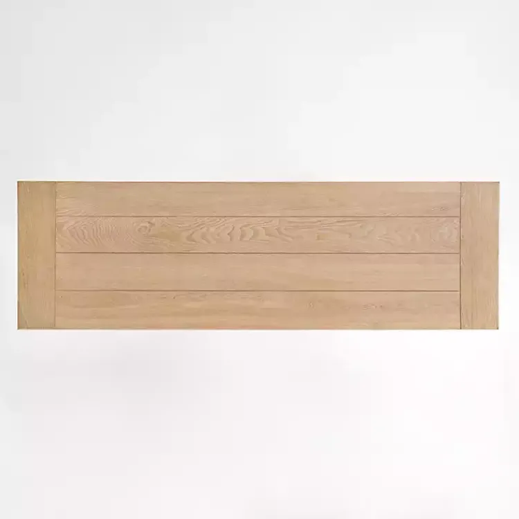 Kirklands Home Console Tables|Natural & Cream Wood Bristol Console Table Tan