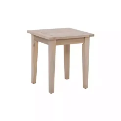 Kirklands Home Outdoor Tables|Natural Acacia Wood Slatted Outdoor Side Table Tan