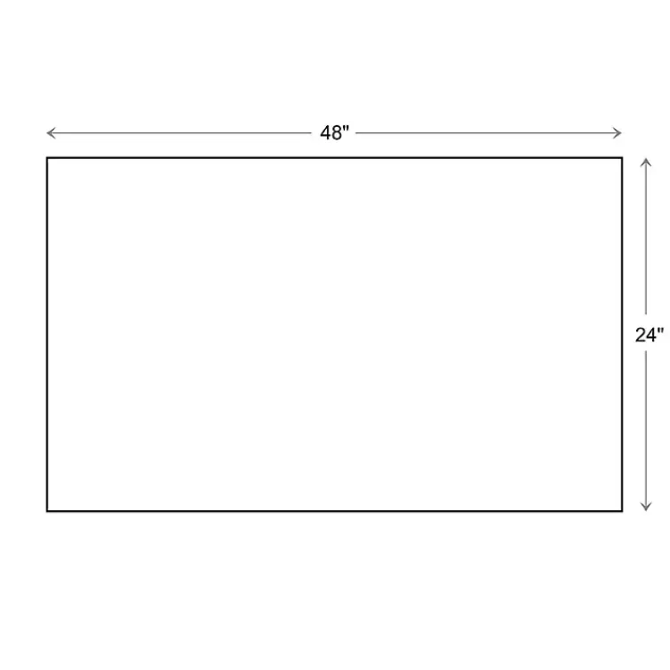 Kirklands Home Doormats|Natural and Black Abby Doormat, 48x24 in.