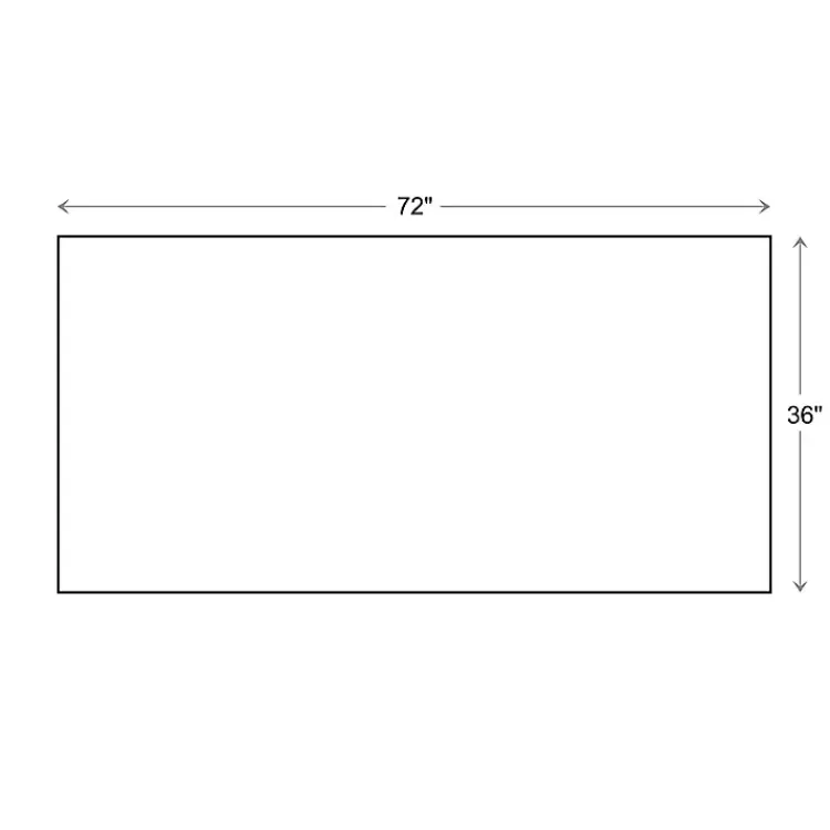 Kirklands Home Doormats|Natural and Black Abby Doormat, 72x36 in.