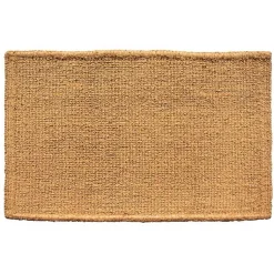 Kirklands Home Doormats|Natural and Black Welcome Doormat, 48x30 in.