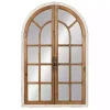 Kirklands Home Decorative Mirrors|Natural Arched Pane Doors Wall Mirror