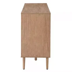 Kirklands Home Cabinets & Sideboards|Natural Cane Wood Arched Sideboard Cabinet