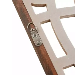 Kirklands Home Wall Plaques|Natural Carved Damask Wooden Wall Plaque Tan