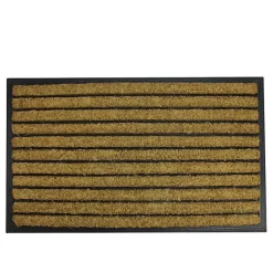 Kirklands Home Doormats|Natural Coir Striped Non-Skid Doormat