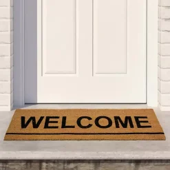 Kirklands Home Doormats|Natural Coir Welcome Doormat