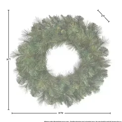 Sale Natural Deluxe Belgium Pine Wreath, 24 in. Christmas Wreaths