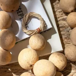 Clearance Natural Dried Gourd Garland Decorative Accents