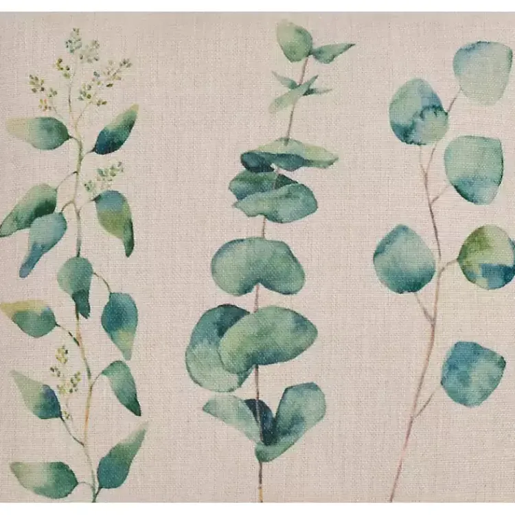 Outlet Natural Eucalyptus Print Pillow Pillows